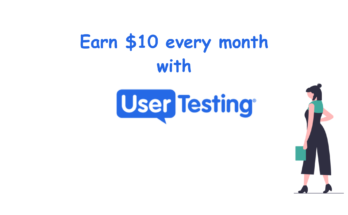 Earn $10 every month with usertesting